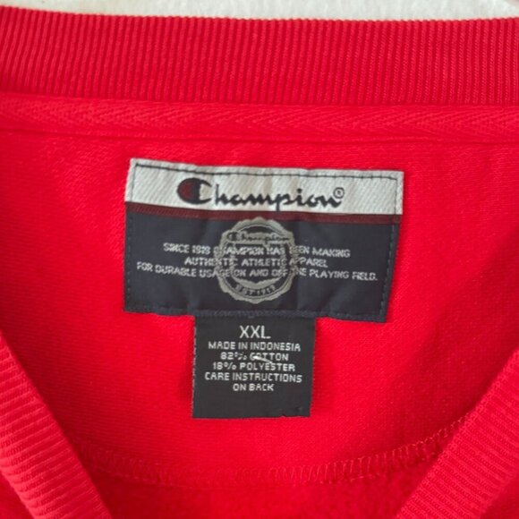 VTG 2000s Wisconsin Badgers Size XXL Champion Reverse Weave Sweatshirt Crewneck - Picture 9 of 9